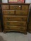 Tell City 5 Drawer Chest of Drawers on Rollers
