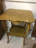 Square Oak Lamp Table (29 Inches tall X