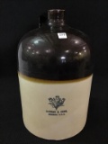 5 Gal. Stoneware Jug Front Marked