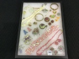 Collection of Ladies Mostly Gold Costume Jewelry