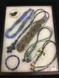 Collection of Hand Beaded Jewelry Including