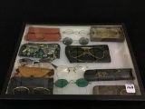Lg. Group of Old Spectacles & Glasses-Most