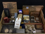 Collection Including Wood Cigar Boxes, Salesman