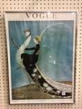 Contemp. Framed Vogue London Poster