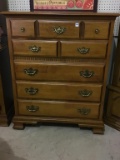 Tell City 5 Drawer Chest of Drawers on Rollers