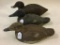 Lot of 3 Unknown Duck Decoys Including