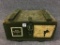 Wood Ammo Box w Approx. .32 Un-Opened