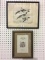 Lot of 2 Framed Pieces Including Ducks