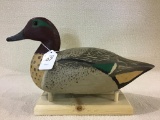 Green Wing Teal Decoy by Wendell Sherman