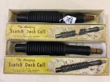Lot of 2 Scotch Duck Calls w/ Boxes
