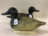 Lot of 2 Evans Blue Bill Decoys (178 & 528)