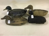 Lot of 4 Various Herters Decoys Including Coot