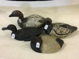 Lot of 4 Various Canvasbacks Decoys