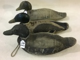 Lot of 3 Victor Mallard Decoys