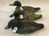 Lot of 3 Various Duck Decoys Including Padco
