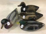 Lot of 4 Mostly Herters Duck Decoys