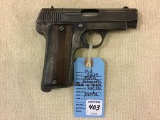 Pistola Automatic (Made in Spain) 7.65 Cal