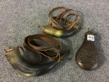 Lot of 3 Including Flag & Cannon Decorated