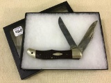 Lg. Case XX USA Dbl Blade Folding Knife