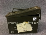 Metal Ammo Box Filled w/ 7.62 Ammo