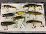 Lot of 8 Various Fishing Lures Including