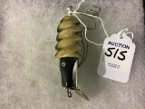 Rare Zinc Screwtail Fishing Lure-Made in 1940's