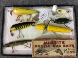Group of Lg. Lures Including Cisco Kid Topper,