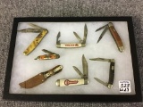 Lot of 7 Various Knives Including Adv. Foldi
