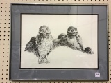 Framed-Signed & Numbered Owl Print