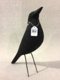 Perdew Crow Decoy (Bill is Chipped)