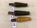 Lot of 3 Duck Calls by Aubrey Heddon