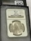 Graded 1887 Morgan Silver Dollar-MS65 (NGC)