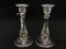 Pair of Possible Un-Signed Libbey Candle Sticks