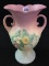 Hull Art Pottery Dbl Handled Vase W-14
