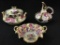 Lot of 3 Hand Painted Nippon Floral Painted