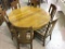 Lg. Oak Pedestal 54 Inch Round Table