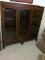 Antique Three Section Glass Doored Bookcase