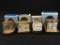 Lot of 4 Westclox Travel Clocks-NIB