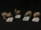 Lot of 4 Elephant Figurines-The Herd by Martha