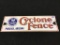 Sm. Porcelain Adv. Sign-Cyclone Fence