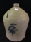 Salt Glaze Stoneware Jug w/ Cobalt Blue