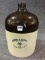 Two Tone Stoneware Jug Front Marked