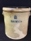 6 Gal Salt Glaze Ottawa, IL Crock Marked O.S.W. CO