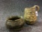 Lot of 2 Unknown Pottery Pieces