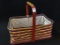 Vintage Dept. Store Folding Shopping Basket
