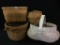 Lot of 4 Various Primitive Baskets