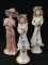 Lot of 3 Blue Sky Collectible Lady Figurines