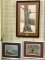 Lot of 3 Framed Amish Prints Including
