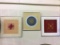 Lot of 3 Framed  Contemp. Art Painting on Paper