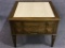Modern Marble Top One Drawer End Table
